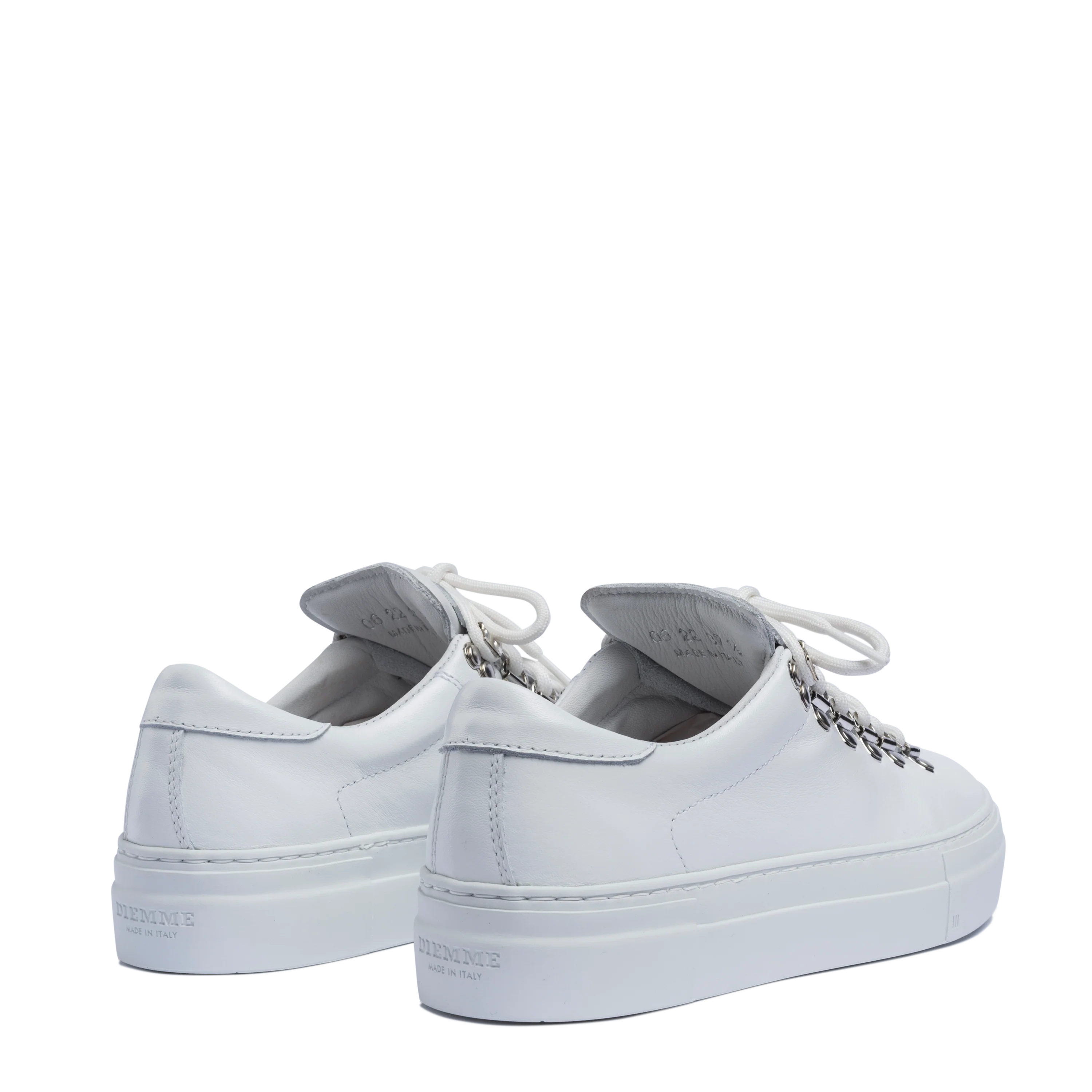 Marostica Low White Nappa Platform W - Image 3
