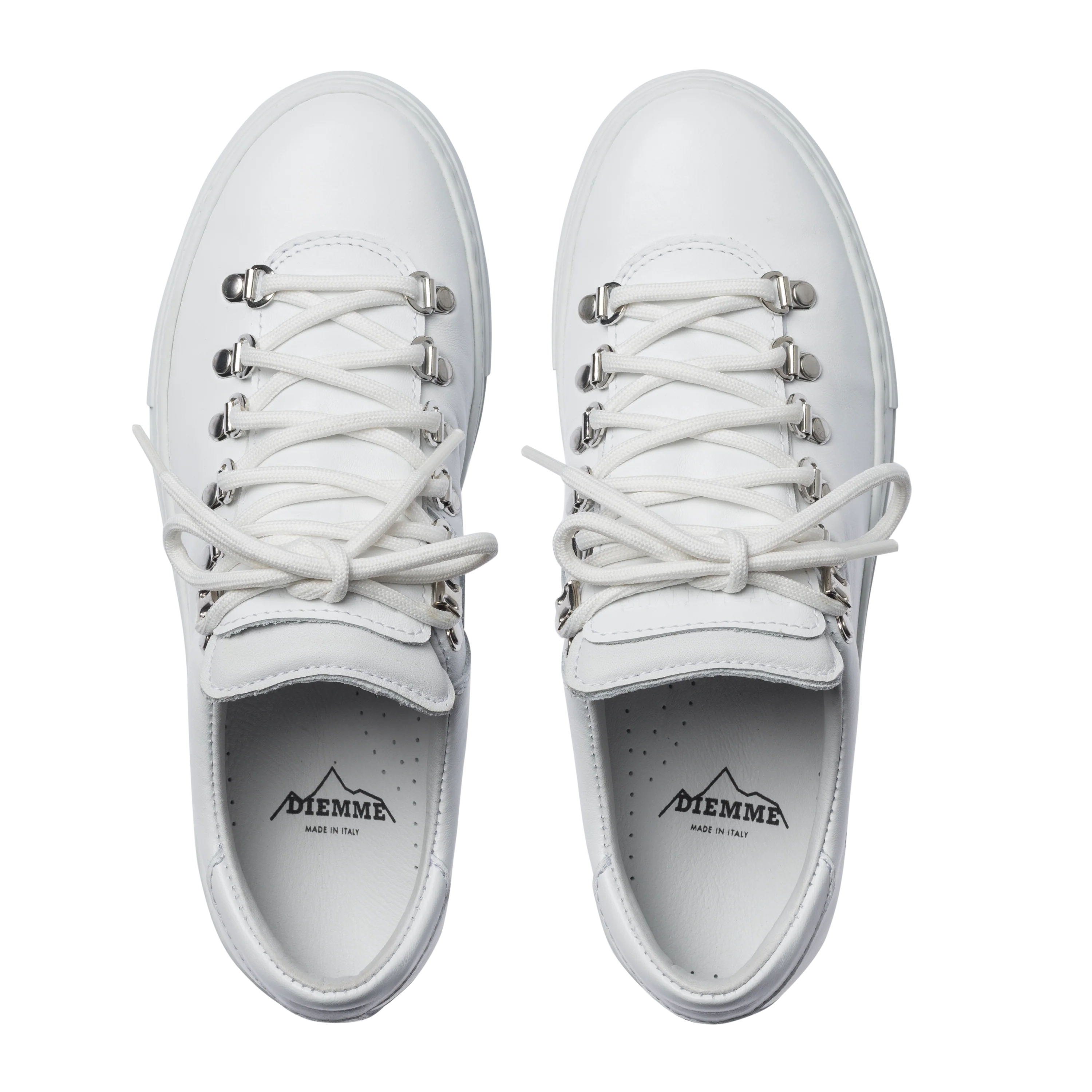 Marostica Low White Nappa Platform W - Image 4